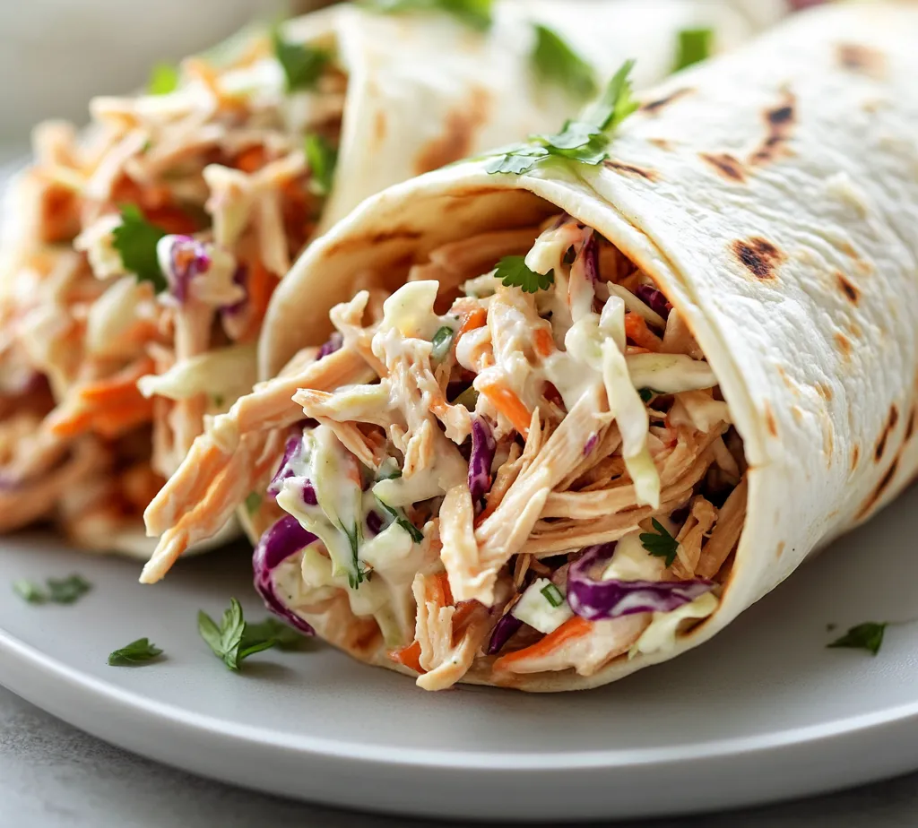 BBQ chicken coleslaw wraps are a delightful fusion of flavor and texture, offering a satisfying meal that caters to various occasions. The savory BBQ chicken is complemented perfectly by a refreshing, creamy coleslaw, making this dish not only a feast for the taste buds but also visually appealing. These wraps boast a balance of rich and tangy flavors that can brighten up any lunch, picnic, or casual dinner gathering.