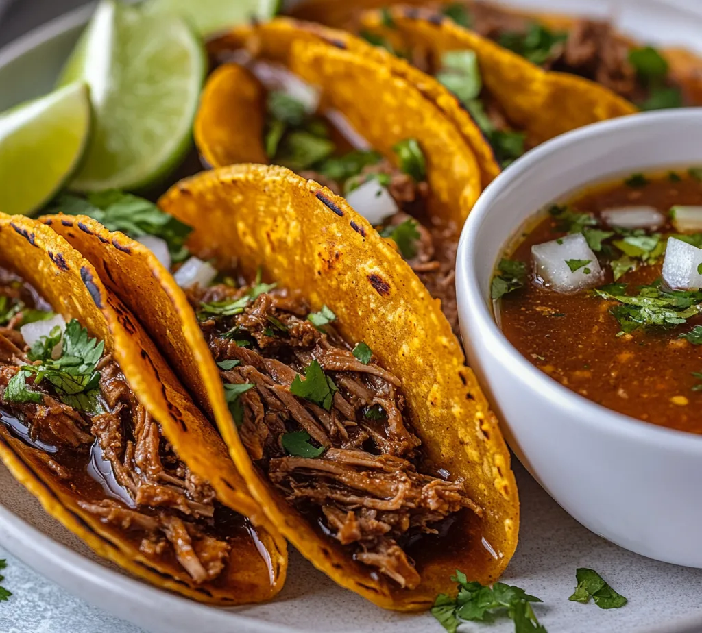 Birria tacos are a flavorful and rich culinary delight that has captured the hearts and appetites of many across the globe. Originating from the Mexican state of Jalisco, these tacos are traditionally made with tender, marinated meat—often goat or beef—which is slow-cooked for hours until it reaches the perfect level of tenderness. The introduction of birria into contemporary cuisine has led to a vibrant resurgence, especially within taco shops and street food markets, where they are often served with a side of broth for dipping.