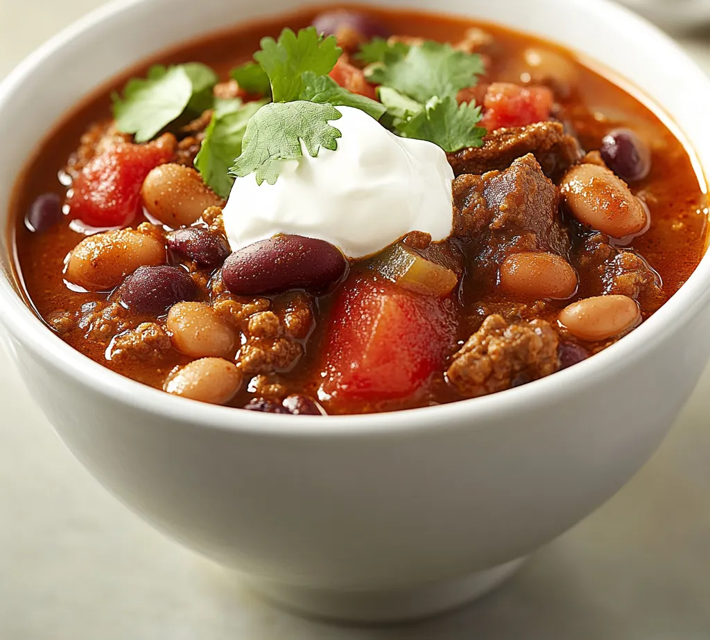 Hearty venison chili is a warming dish that combines rich, meaty flavors with a blend of vibrant vegetables and beans. This robust chili is perfect for those chilly evenings when you want something filling and comforting. The use of ground venison not only adds a unique flavor profile but also provides a leaner protein option compared to traditional ground beef. The blend of spices enhances the savory notes, creating a dish that is both satisfying and bursting with flavor.