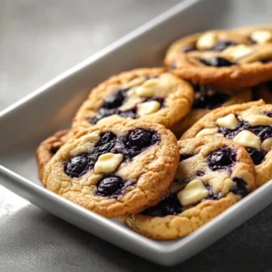 The joy of baking is universal, especially when it comes to creating delicious treats that capture the essence of comfort food. Bakery-style blueberry white chocolate chip cookies blend nostalgic flavors with a modern twist, making them the perfect indulgence for any occasion. This recipe promises a delightful experience with soft, chewy cookies filled with bursts of fresh blueberries and rich white chocolate chips. The subtle sweetness, complemented by the fruity essence of blueberries and the creamy texture of the chocolate, creates a harmony in every bite. Whether you’re hosting a gathering, baking for a loved one, or simply treating yourself, these cookies will surely bring a smile to your face.
