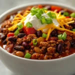 Slow cooking is a culinary technique that allows flavors to meld and develop over extended periods, resulting in deeply satisfying meals. The Hearty Slow-Cooked Chili Delight is a perfect embodiment of this method, showcasing vibrant vegetables, tender meat, and a medley of spices that create a warm and inviting dish. This chili is the ultimate comfort food, ideal for chilly evenings or gatherings with family and friends. Its rich and robust flavor profile not only satiates hunger but also warms the heart—a simple dish that resonates with comfort.