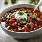 Hearty venison chili is a warming dish that combines rich, meaty flavors with a blend of vibrant vegetables and beans. This robust chili is perfect for those chilly evenings when you want something filling and comforting. The use of ground venison not only adds a unique flavor profile but also provides a leaner protein option compared to traditional ground beef. The blend of spices enhances the savory notes, creating a dish that is both satisfying and bursting with flavor.