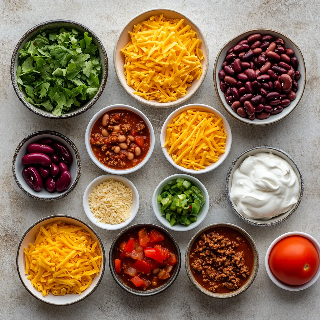 Chili has long been a beloved dish, cherished for its rich and hearty flavor that warms both heart and soul. This Robust Slow-Cooked Chili Delight is no exception, offering a delightful combination of textures and tastes that make it a perfect comfort food. It's a dish that comes alive through the magic of slow cooking, allowing the ingredients to meld and develop deeper flavors over time. Whether you're gathering friends for a game night or enjoying a cozy evening in, this chili stands out as a satisfying main course that everyone will relish.