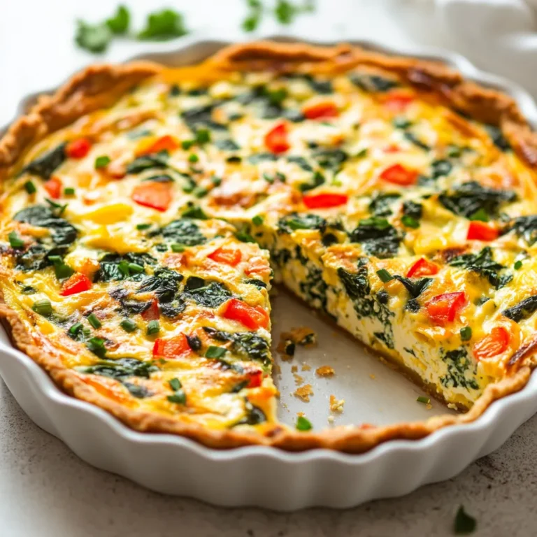 Exploring the delightful world of crustless quiches, this article focuses on a delicious cottage cheese and spinach variation, combining nutrition and flavor. Perfect for breakfast, brunch, or light dinners, this quiche caters to various dietary preferences while being simple to prepare. Whether you're looking for a healthy option to kickstart your day or a light yet satisfying meal to share with friends and family, this crustless quiche is sure to impress.