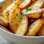 Crispy potato wedges are a beloved comfort food that can elevate any meal or serve as a satisfying snack on their own. With their tender inside and perfectly crispy exterior, these wedges offer a delightful contrast in texture with every bite. This recipe brings out the natural flavors of russet potatoes while enhancing them with a medley of spices and seasonings, transforming simple potatoes into a delectable side dish.