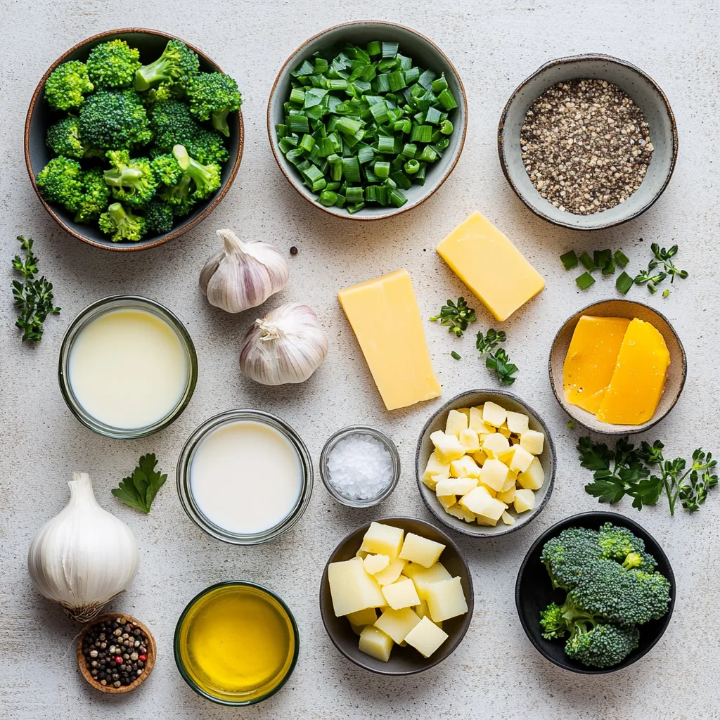 Creamy Broccoli and Potato Cheddar Soup is a comforting and nutritious dish that brings together the vibrant flavors of broccoli and the rich, sharp taste of cheddar cheese. This delightful soup is perfect for chilly days when you need something warm and filling. With its creamy texture and a fantastic blend of ingredients, it serves as a hearty meal that can be whipped up in just 40 minutes. The combination of earthy potatoes with the fresh crunch of broccoli provides not only a satisfying dish but also a colorful presentation that is sure to please family and friends alike.