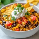 The Slow Cooker Taco Casserole Extravaganza is a delightful dish that harmonizes the savory flavors of taco night with the convenience of slow cooking. This casserole showcases a luscious blend of ground meat, beans, corn, and cheese, all cooked together to create a comforting meal that is sure to satisfy even the pickiest eaters. Whether you're gathering with friends for casual game night or preparing a family dinner after a bustling day, this recipe stands out as an easy and delicious option.