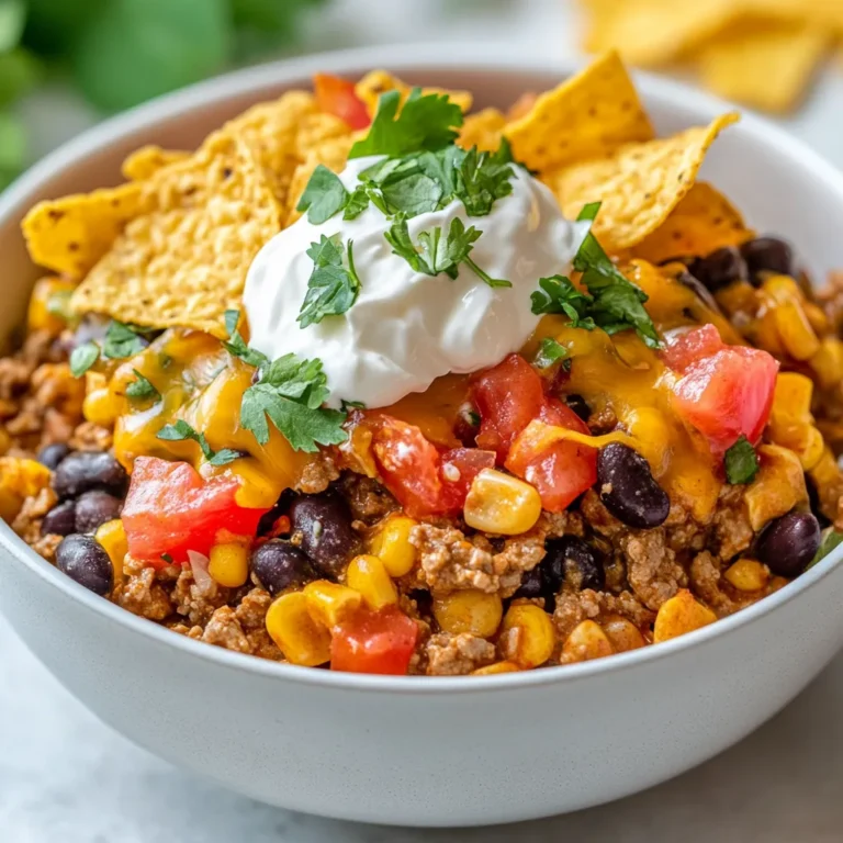 The Slow Cooker Taco Casserole Extravaganza is a delightful dish that harmonizes the savory flavors of taco night with the convenience of slow cooking. This casserole showcases a luscious blend of ground meat, beans, corn, and cheese, all cooked together to create a comforting meal that is sure to satisfy even the pickiest eaters. Whether you're gathering with friends for casual game night or preparing a family dinner after a bustling day, this recipe stands out as an easy and delicious option.