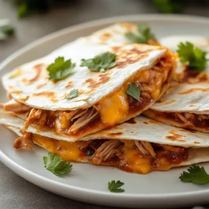 Exploring the world of flavors, BBQ Pulled Pork Quesadillas offer a sumptuous blend of smoky, savory pulled pork encased in a crispy tortilla. With the delightful crunch of the tortilla giving way to a melty interior brimming with cheese and perfectly sautéed vegetables, this dish captures the essence of comfort food while being easy to prepare. This recipe is particularly perfect for gatherings with friends or family, whether it’s a casual weeknight dinner or a weekend feast.