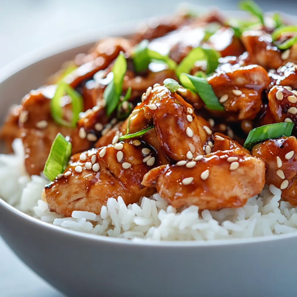 Spicy Maple Chicken with Coconut Rice is a dish that masterfully balances vibrant flavors and texture. The sweetness of pure maple syrup marries beautifully with the fiery kick of sriracha, creating a rich glaze that envelops succulent chicken thighs. Meanwhile, the accompanying coconut rice offers a creamy and fragrant contrast, elevating the dish to a delightful culinary experience. This recipe is not just a treat for your taste buds but also a feast for the eyes, making it perfect for both everyday dinners and festive occasions.