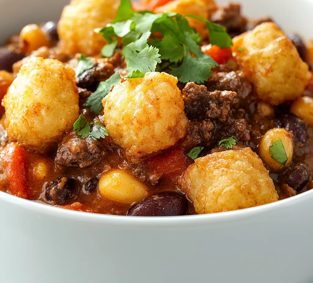 The Cowboy Casserole Extravaganza is a hearty, satisfying dish that brings together robust flavors and a comforting texture. This casserole is a delightful conglomeration of ground beef, nutritious black beans, sweet corn, and creamy mushroom soup, all topped magnificently with crispy tater tots. Ideal for family dinners or gatherings, it embodies a blend of ingredients that will leave everyone at the table feeling full and content.