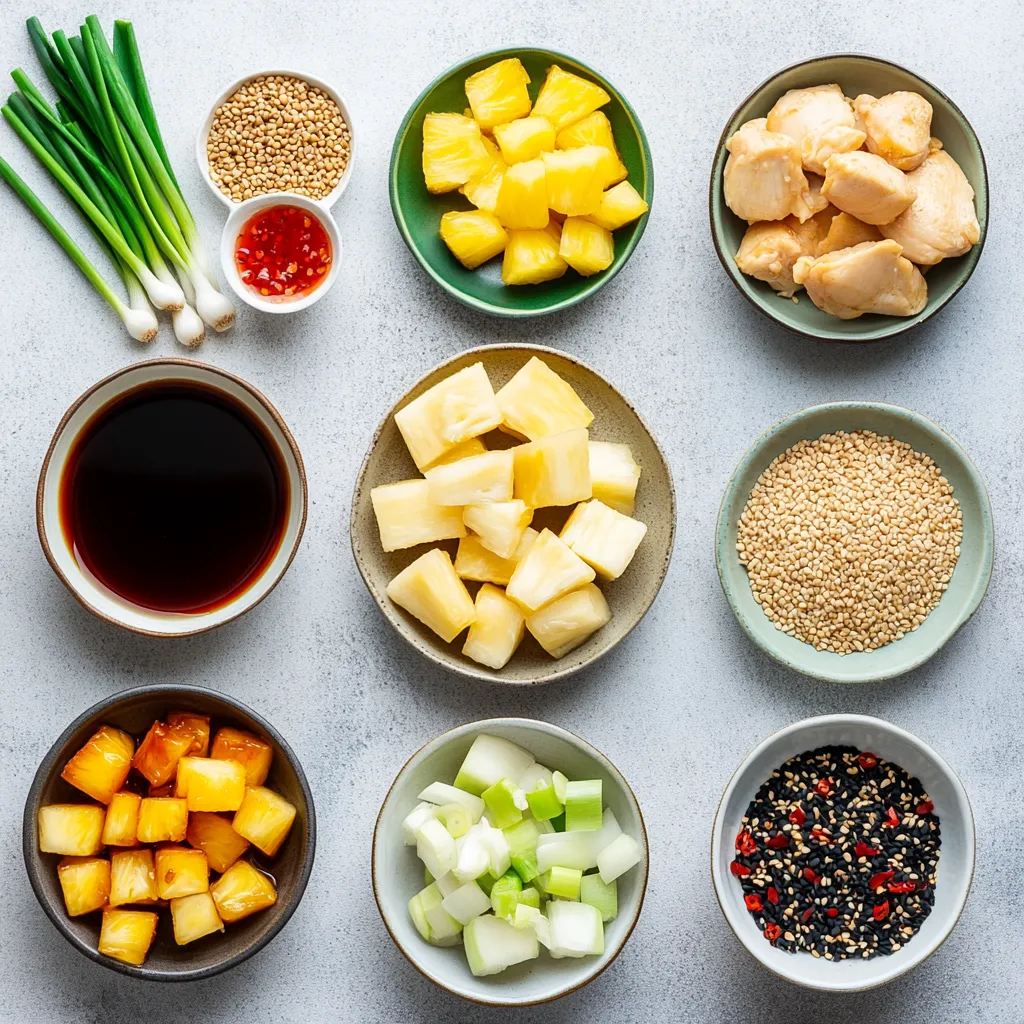 Exploring the delightful fusion of flavors in cooking can lead to standout dishes that excite the palate. This caramelized pineapple and brown sugar chicken is a prime example, balancing savory and sweet elements for a deliciously unique dinner option. The chicken breasts are marinated in a rich blend of brown sugar and soy sauce, allowing the flavors to deeply penetrate the meat, while the pineapple adds a fresh, juicy contrast. The result is a mouthwatering dish that is not only pleasing to the taste buds but also visually appealing, making it perfect for both casual family dinners and special occasions.