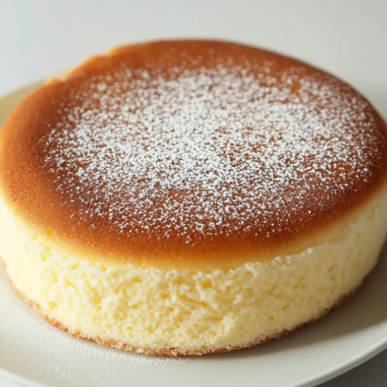 Japanese Cotton Cheesecake is an exquisite dessert that has become a favorite in many households worldwide due to its unique lightness and ethereal texture. Unlike traditional cheesecakes that are often dense and creamy, this delightful cake boasts a cloud-like consistency that melts in the mouth, giving it its "cotton" nickname. Originating from Japan, it is a staple in cafes and bakeries, often paired with a cup of tea or coffee.