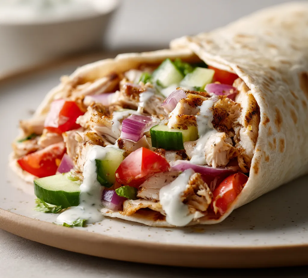 Chicken Shawarma is a beloved dish that hails from the rich culinary traditions of the Mediterranean and the Middle East. This flavorful wrap is not only a staple in street food culture but has also gained immense popularity across various dining settings around the world. The combination of spiced, marinated chicken, fresh vegetables, and a creamy garlic sauce makes for an irresistible meal that is both satisfying and delicious.