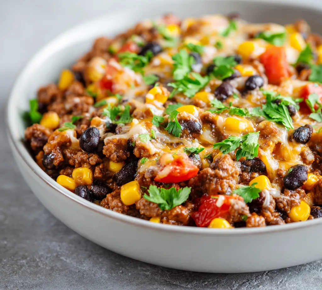 The Mexican Beef Fiesta Bowl is a heartwarming dish that brings together the vibrant flavors of Mexican cuisine in a single bowl. This recipe features a delightful medley of ground beef, beans, and colorful vegetables, mingled with a variety of spices that burst with flavor. Known for its quick preparation and comforting nature, this dish can easily become a staple in your household. Perfect for family gatherings, casual weeknight dinners, or even as a hearty meal for game days, the Mexican Beef Fiesta Bowl is brimming with deliciousness that everyone will love.