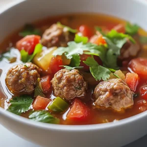 Exploring the rich flavors and comforting warmth of a hearty soup is a delightful experience. Spicy Albondigas Soup is a wonderful fusion of spices, tender meatballs, and fresh vegetables, creating a dish that satisfies the palate and nourishes the soul. Traditionally a Mexican favorite, this soup showcases the wholesome goodness of meatballs—albondigas—infused with aromatic spices and paired with a vibrant broth. It’s a cooking adventure that combines culinary techniques with family tradition.