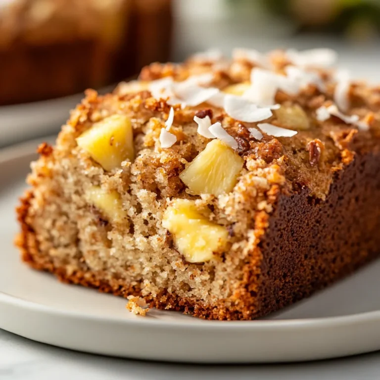 Tropical Hawaiian Banana Bread Delight embodies the essence of paradise in every slice. This recipe combines the rich flavors of ripe bananas, creamy coconut, and vibrant pineapple, creating a delectable treat that transports you to the beaches of Hawaii with each bite. Whether enjoyed as a breakfast option, a snack, or a dessert, this banana bread is sure to impress with its moist texture and tropical flair.