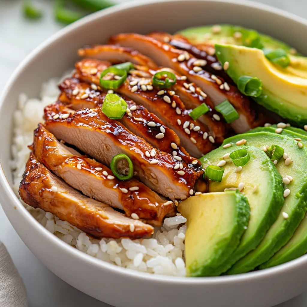 Exploring the vibrant fusion of flavors in Teriyaki Chicken and Avocado Rice Stacks, this article delves into a delightful dish that beautifully combines savory and creamy ingredients for a satisfying meal. The juicy, marinated chicken thighs pair harmoniously with the creamy texture of avocado, while the jasmine rice serves as a perfect canvas that holds all these flavors together. Each bite of the stack offers a contrast of textures, with the crunch of sesame seeds and green onions contrasting against the creaminess of the avocado and the tenderness of the chicken.