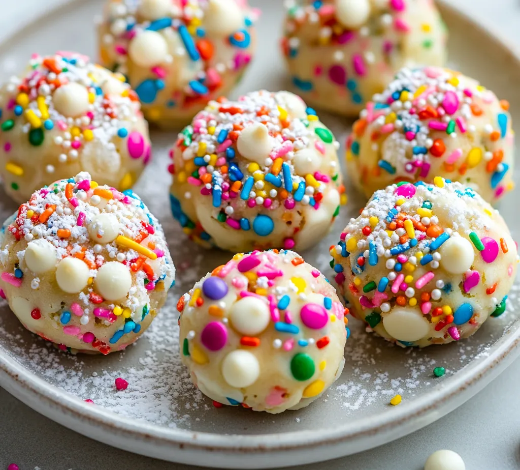 Understanding the allure of vibrant desserts, Celebration Funfetti Bites strike the perfect balance between whimsy and deliciousness. These delightful morsels are designed to bring a burst of color and sweetness, making them a beloved choice for celebrations of all kinds. Their colorful appearance, light texture, and sweet flavor make them an ideal treat for birthday parties, holiday gatherings, or just a casual afternoon delight.