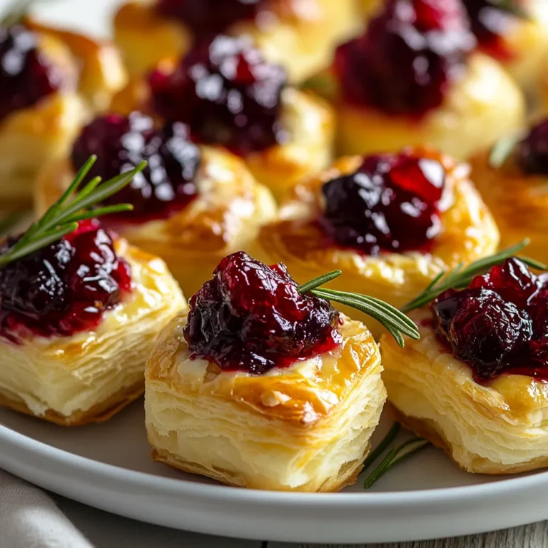 Delve into a delightful holiday recipe that blends the creamy richness of Brie cheese with the tart sweetness of cranberry sauce. These Festive Cranberry Brie Pockets are a perfect canvas for the classic holiday flavors we all know and love. Whether you are hosting a festive gathering, a holiday brunch, or simply enjoying a cozy night in, these treats are an effortless way to elevate any occasion.