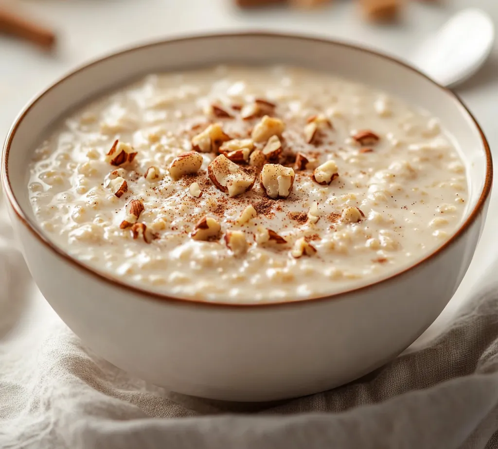 The cozy embrace of a warm bowl of creamy Norwegian rice porridge, known as Risgrøt, evokes feelings of nostalgia and comfort. This traditional Scandinavian dish, often enjoyed during festive occasions, is celebrated for its simplicity and rich flavor. With its creamy texture and sweet undertones, Risgrøt serves as an ideal breakfast or dessert, bringing warmth to your table on chilly days or as a satisfying treat any time of year.