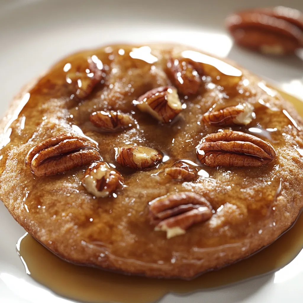 Pecan Pie Cookies Delight merges the rich, sweet flavors of classic pecan pie with the irresistible form of cookies. This recipe captures the essence of a beloved dessert, transforming the usual pie crust into a soft, chewy indulgence that delights the senses. The buttery cookies are adorned with finely chopped pecans and a sweet corn syrup drizzle, creating a cookie experience that is both comforting and sophisticated.