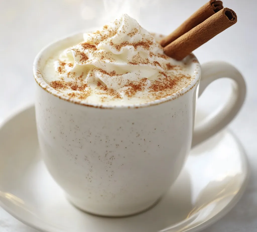 Eggnog is a beloved traditional holiday beverage, often synonymous with festive gatherings and seasonal cheer. This rich and creamy drink has a historic presence, dating back to medieval times when it was enjoyed as a luxurious drink among the elite. Known for its velvety texture and warming spices, classic eggnog has evolved into various delightful adaptations, and one such variation is the Spiced Cinnamon Toast Eggnog.