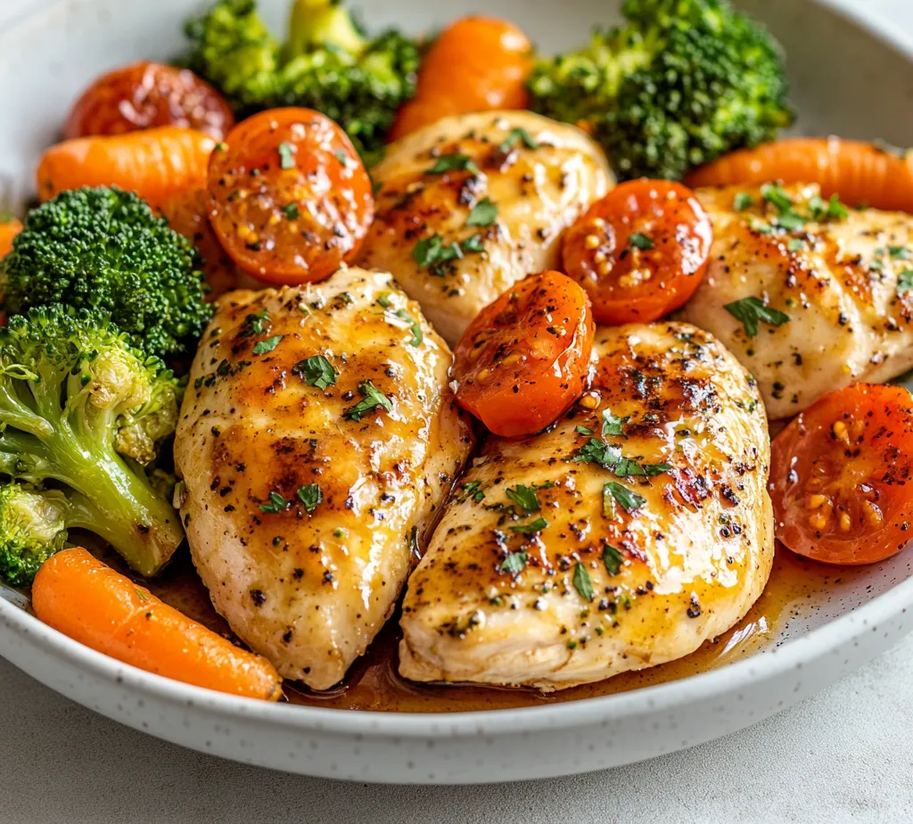 The perfect family meal often combines flavor, nutrition, and ease of preparation, and the Honey Dijon Chicken Delight checks all these boxes. This dish brings together moist, tender chicken breasts glazed in a sweet and tangy honey Dijon mixture, accompanied by vibrant roasted vegetables. Ideal for busy weeknights or a casual gathering, this recipe showcases the interplay of different flavors and textures, making it a crowd-pleaser.