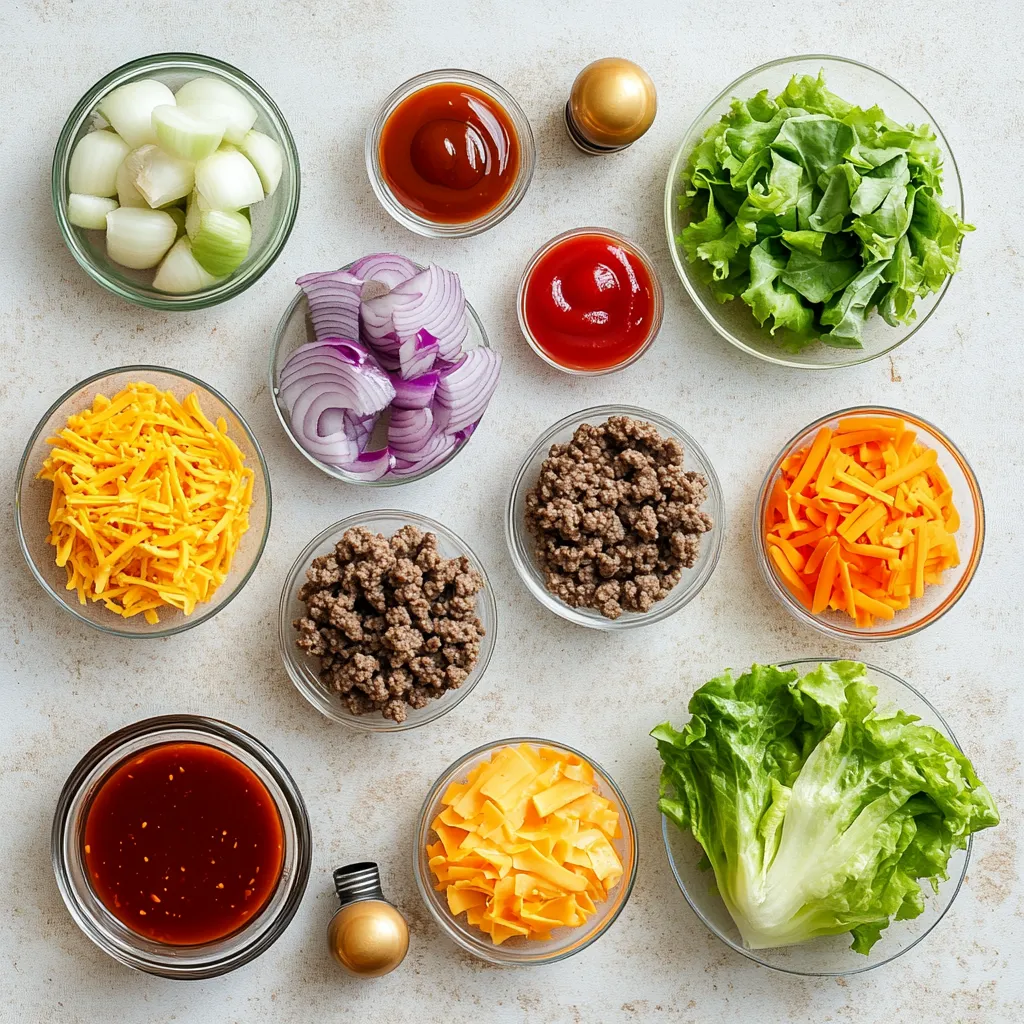 Cheeseburger Spring Rolls Delight is a creative and delectable twist on two culinary favorites: cheeseburgers and spring rolls. This fusion recipe marries the flavor-packed profile of a classic cheeseburger with the crispy, hand-held delight of spring rolls. These spring rolls not only introduce a new texture to the familiar tastes of beef, cheddar cheese, lettuce, and tomato, but they also take the joy of eating a cheeseburger to a new level—making them perfect for parties, casual gatherings, or even a unique weeknight dinner.