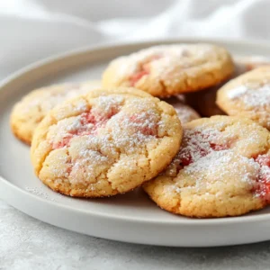 Explore the delightful world of Strawberry Sugar Cookies, a perfect blend of sweet, fruity flavors and rich buttery texture. These cookies are more than just a dessert; they encapsulate the essence of summer with their vibrant strawberry flavor and festive appeal. Imagine biting into a soft, chewy cookie that bursts with the taste of fresh strawberries—the kind of treat that not only satisfies your sweet tooth but also brings joy and freshness to any occasion.