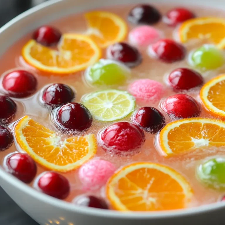 The festive season calls for vibrant gatherings, and what better way to celebrate than with a delightful drink? Enter the Festive Sherbet Christmas Punch, a sparkling concoction that bursts with flavors and colors to add cheer to your holiday festivities. This punch is not just visually appealing but also easy to prepare, making it a perfect choice for parties. By combining fruity juices with the refreshing effervescence of ginger ale and the whimsical touch of rainbow sherbet, this punch transforms any gathering into a festive celebration.