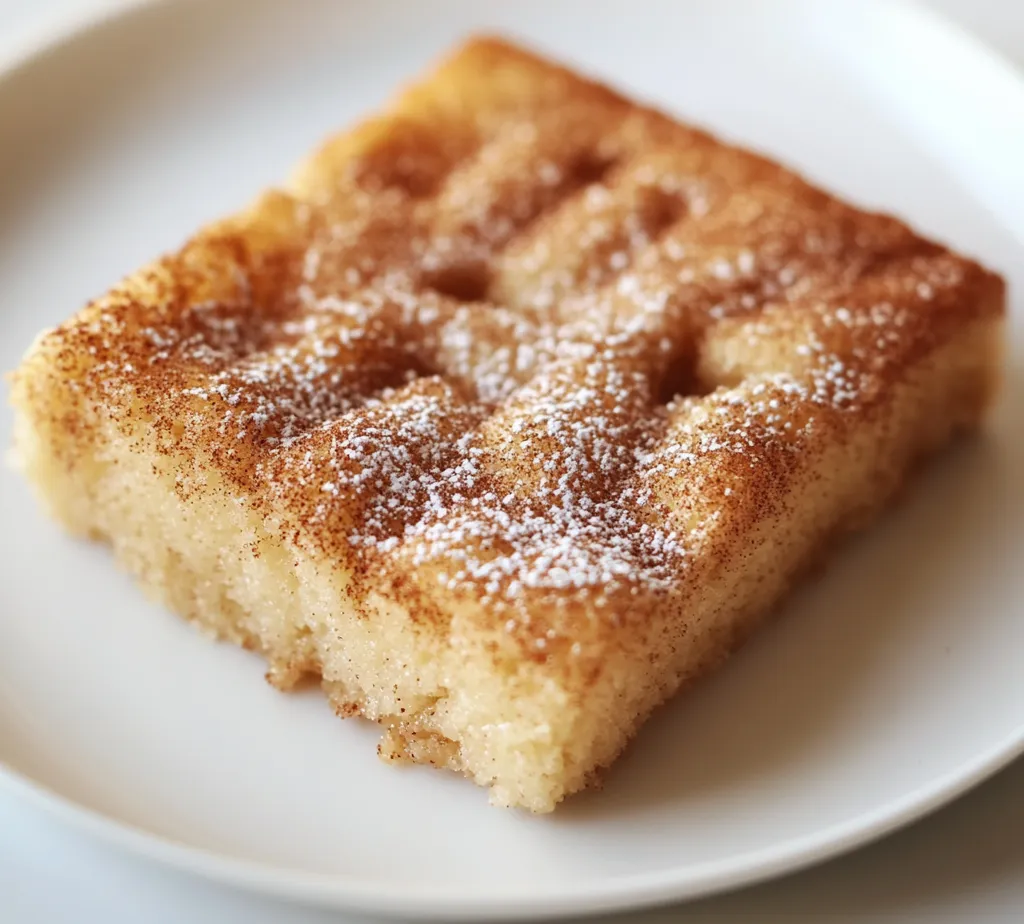The Churro Cinnamon Sugar Poke Cake is a delightful dessert that brings the sweet, warm flavors of traditional churros into a soft, moist cake form. This easy-to-make recipe provides a unique twist on the classic poke cake by infusing it with sweetened condensed milk and topping it with a delicious cinnamon sugar blend. The combination of textures and flavors creates a snack that is both comforting and indulgent, making it a perfect companion for afternoon tea or a quick treat after dinner.