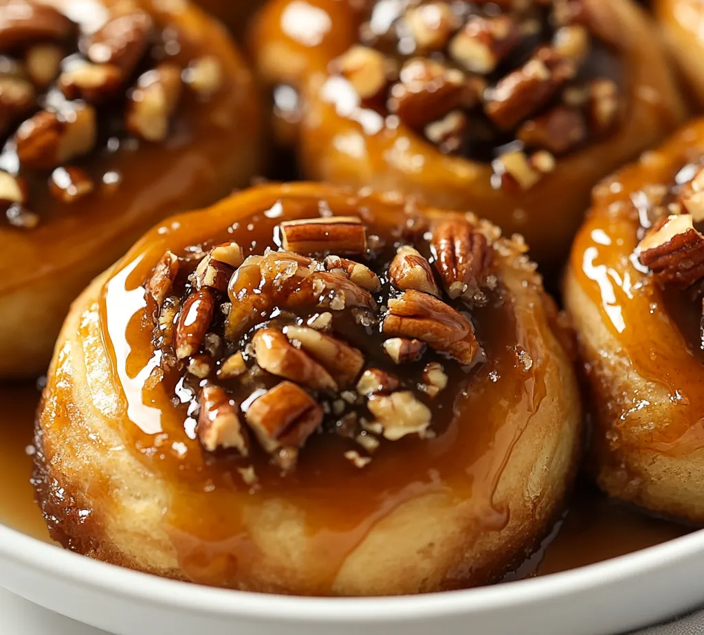 The joy of baking is elevated when making Sweet and Chewy Caramel Pecan Rolls. These delightful rolls balance the rich flavors of caramel and pecans with a soft, fluffy dough that's akin to a warm embrace. Each bite reveals a sweet filling of brown sugar and cinnamon, enhanced by the crunch of chopped pecans. You may find that they are an indulgent treat, perfect for any occasion, be it a leisurely breakfast, a cozy afternoon snack, or served at a festive brunch party.