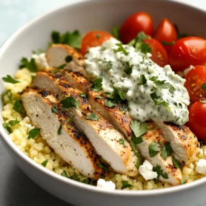 The Herbed Chicken and Couscous Bowls with Creamy Tzatziki Delight is more than just a recipe; it's a culinary experience that combines vibrant flavors and textures. This dish is perfect for a family meal or a gathering with friends, showcasing the deliciousness of marinated chicken, fluffy couscous, and a refreshing tzatziki sauce. Each component comes together harmoniously to create a delightful bowl that's as appetizing to the eyes as it is to the palate.