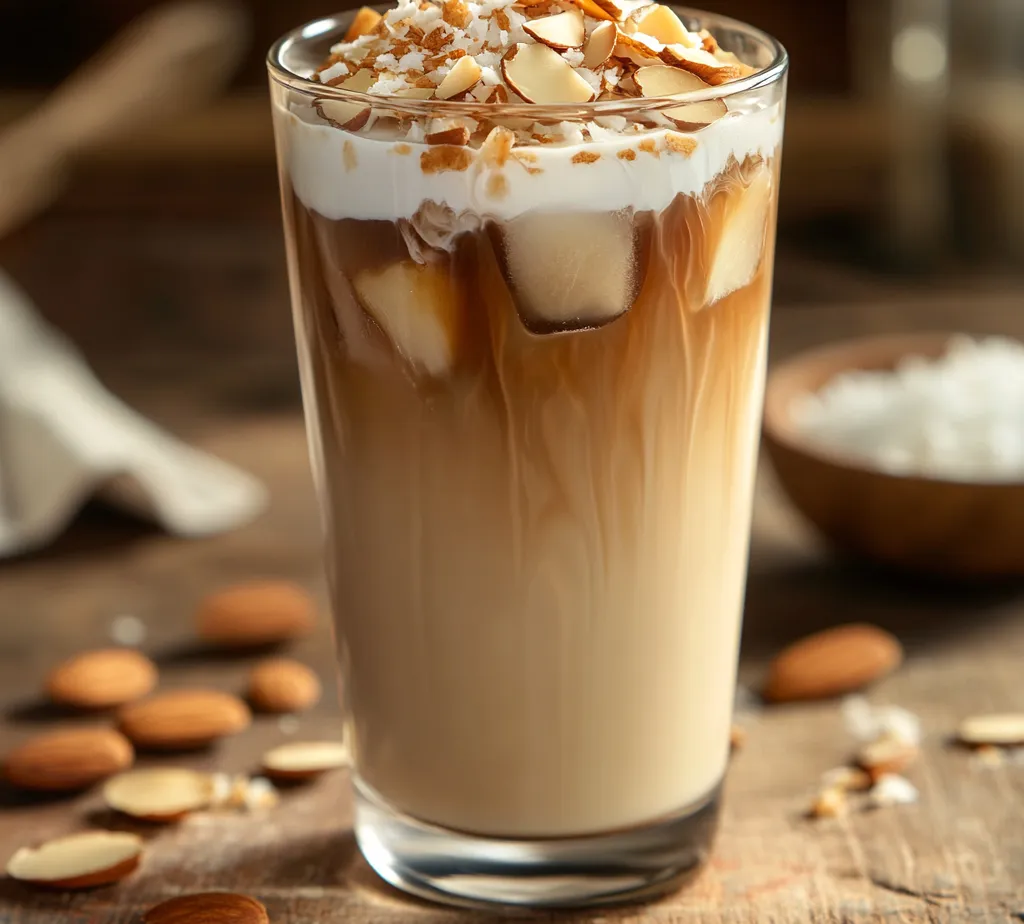 Explore the delightful fusion of almond and coconut flavors in the refreshing Almond Coconut Iced Coffee Delight. This drink is perfect for anyone looking for an invigorating pick-me-up or a creamy indulgence on a warm day. With a delicious blend of brewed coffee, almond milk, and coconut milk, this treat checks all the boxes — easy to make, refreshing, and incredibly satisfying.