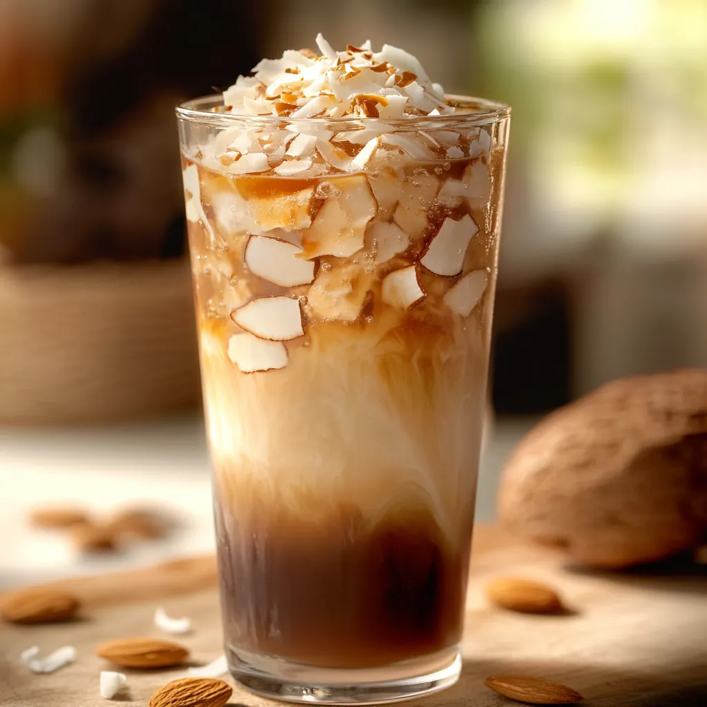 Explore the delightful fusion of almond and coconut flavors in the refreshing Almond Coconut Iced Coffee Delight. This drink is perfect for anyone looking for an invigorating pick-me-up or a creamy indulgence on a warm day. With a delicious blend of brewed coffee, almond milk, and coconut milk, this treat checks all the boxes — easy to make, refreshing, and incredibly satisfying.