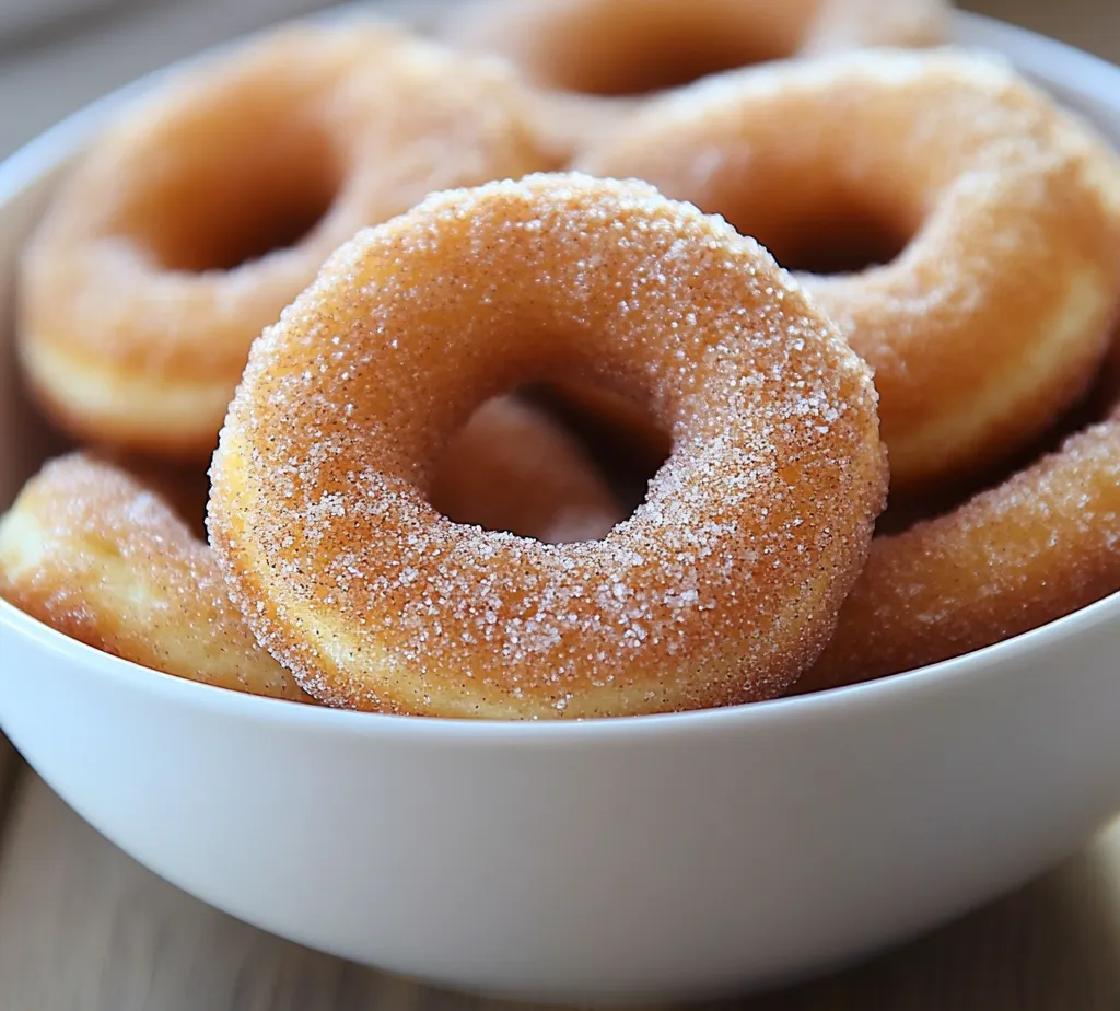 Churro Cinnamon Sugar Donuts are a delightful treat that captures the essence of a classic churro in a more convenient form. This recipe is tailored for a single serving, making it perfect for those moments when you crave a freshly made donut but don’t want a dozen sitting on your countertop. With a crispy exterior and a warm, fluffy interior, these bites of goodness are generously coated in a sweet, cinnamon-sugar blend that elevates their flavors.