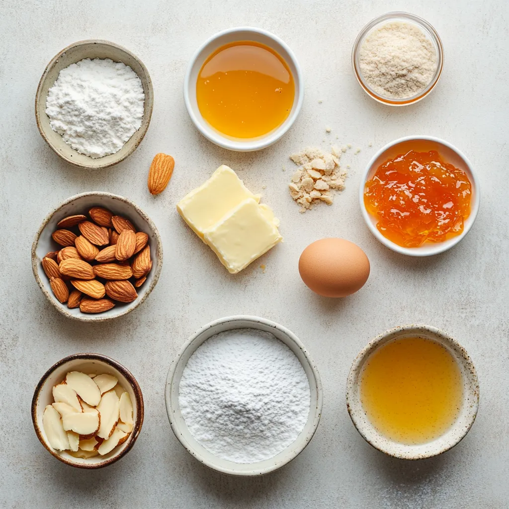 Delve into the world of pastries with the Almond Apricot Delight Tart, a perfect harmony of flavors and textures. This delightful dessert combines the nutty essence of almond flour with the sweet, fruity tang of apricot preserves, all enveloped in a flaky puff pastry shell. Whether for an afternoon tea or a festive gathering, this tart is certain to impress. With its golden-brown crust and irresistible filling, the Almond Apricot Delight Tart offers a beautiful centerpiece for any dessert table, capturing the essence of homemade goodness.