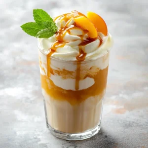 The Peach Caramel Iced Latte Delight is a refreshing summer drink that perfectly marries the rich flavors of coffee with the fruity sweetness of ripe peaches and creamy milk. This delightful beverage is not only visually stunning but also easy to prepare, making it a perfect choice for those warm days when you need a pick-me-up. Imagine savoring a chilled drink on a sunny afternoon, where the taste of freshly brewed coffee complements the juicy sweetness of peaches, creating an unforgettable experience.