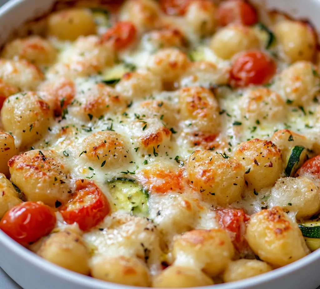 Delve into the comforting world of Cheesy Baked Gnocchi Casserole, a dish that beautifully marries the soft, pillowy texture of gnocchi with the rich flavors of a vegetable medley and creamy cheeses. This delightful casserole is perfect for family dinners, potlucks, or any gathering where comfort food is king. It is the epitome of a hearty meal that can satisfy both young palates and adults, transforming your dinner table into a showcase of flavors.
