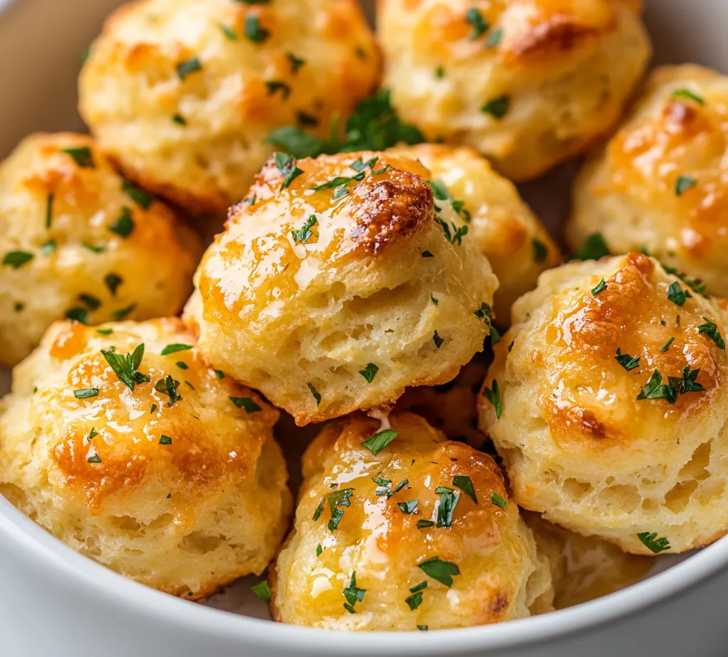 Exploring the world of gourmet appetizers, these Garlic Butter Lobster Biscuit Bites offer a luxurious twist on traditional biscuits. With their combination of tender biscuit dough infused with fresh lobster, enhanced by a rich garlic butter topping, they elevate any gathering, whether it’s a casual brunch or a formal dinner party. The sweet and delicate flavor of lobster, combined with the savory richness of garlic butter and the sharpness of cheddar cheese, creates a delightful explosion of taste in every bite. Perfect for seafood lovers, these biscuit bites bring sophistication to the table and are sure to impress your guests.