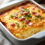 The Hashbrown Egg Casserole Delight is a mouthwatering breakfast or brunch option that brings satisfaction to any table. This casserole, filled with savory goodness, features crispy hashbrowns, creamy eggs, and rich cheese, creating a harmonious blend of flavors and textures. It stands out as a centerpiece, ready to impress whether you're hosting a gathering or simply indulging on a peaceful weekend morning.