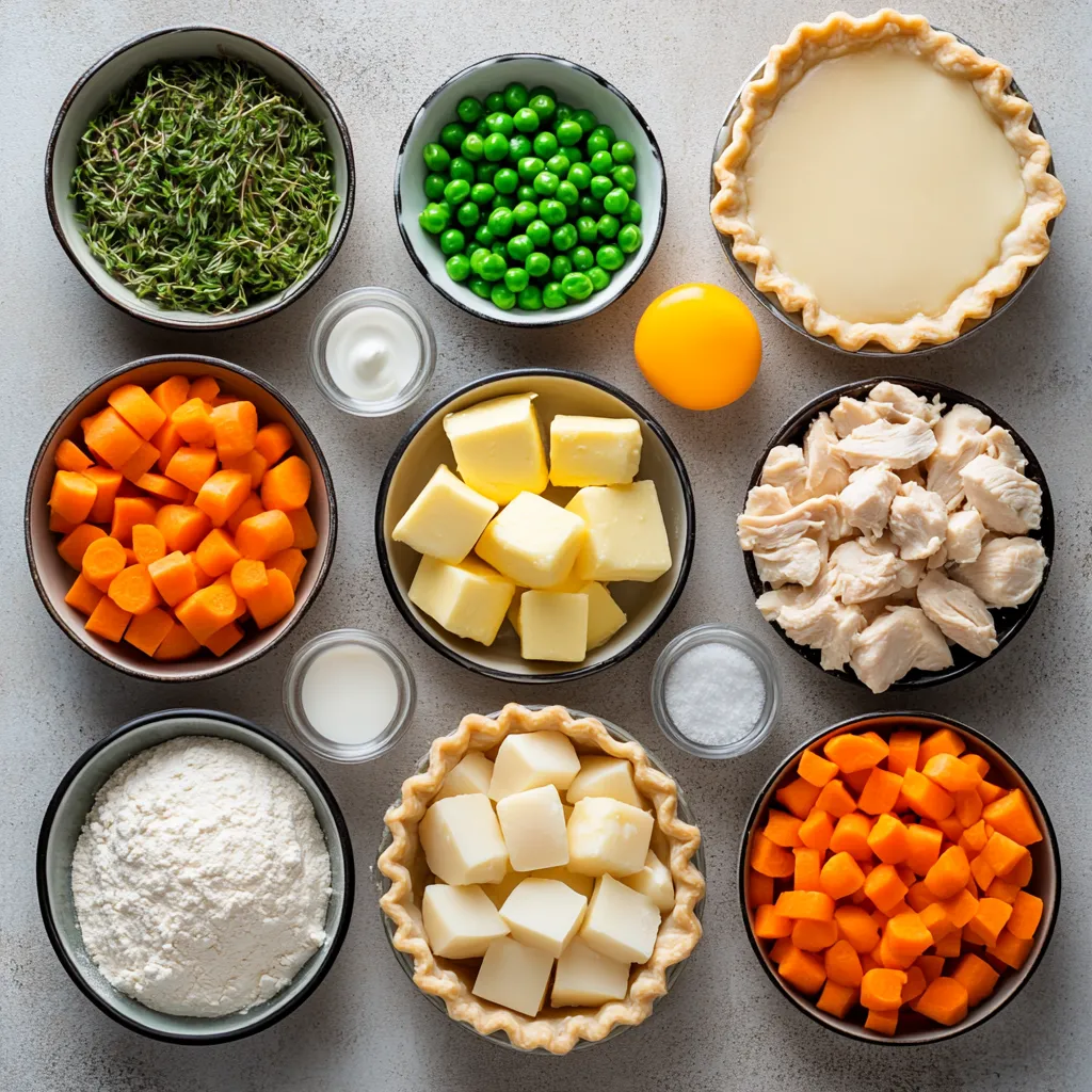 Savory Buttery Chicken Pot Pie is the epitome of comfort food, combining tender pieces of chicken with a medley of vegetables, all enveloped in a rich, creamy filling and a flaky pastry crust. This dish evokes warm memories of family dinners and cozy gatherings, making it an ideal choice for anyone seeking a hearty meal. The delightful aroma that fills your kitchen as it bakes is as comforting as the dish itself, inviting everyone to the table for a sharing experience.