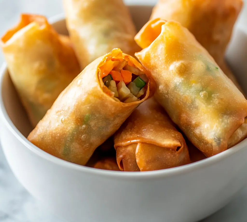 Exploring the delightful world of crispy air fryer spring rolls brings vibrant flavors and textures to your dining table. This plant-based appetizer is a fantastic way to enjoy fresh vegetables wrapped in a light, crispy exterior. Bursting with the freshness of shredded carrots, cabbage, bean sprouts, bell peppers, mushrooms, and green onions, these spring rolls not only look appealing but also deliver a satisfying crunch in every bite. The use of an air fryer not only quickens the cooking process but also creates a healthier version compared to traditional frying methods.