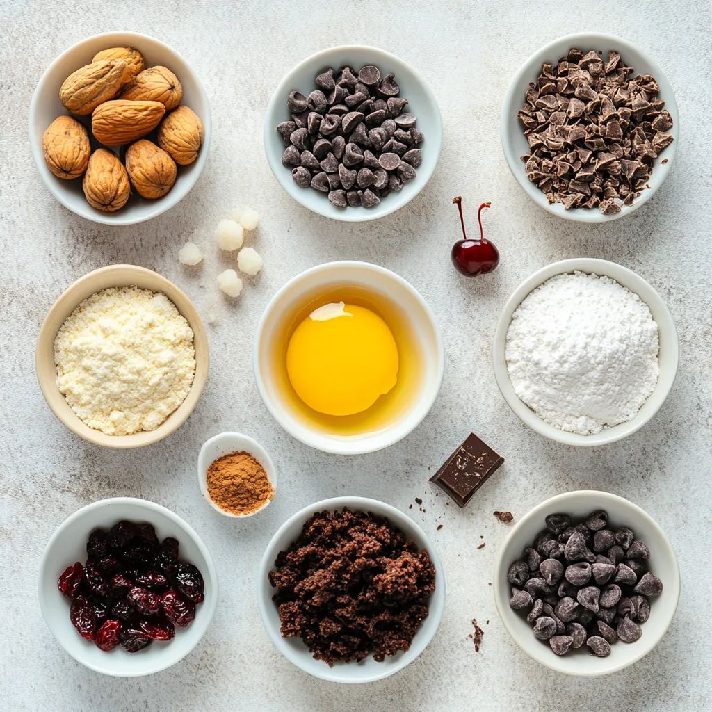 Exploring the rich flavors of the classic Black Forest dessert, these Black Forest Bliss Cookies combine the delightful elements of chocolate, cherries, and the optional crunch of walnuts. The allure of chocolate and cherries has captured hearts for decades, and these cookies encapsulate that essence with an easy-to-bake recipe. The addition of dried cherries introduces a sweet, fruity note, perfectly balancing the rich cocoa flavor, while walnuts can add an enjoyable crunch if you choose to include them.