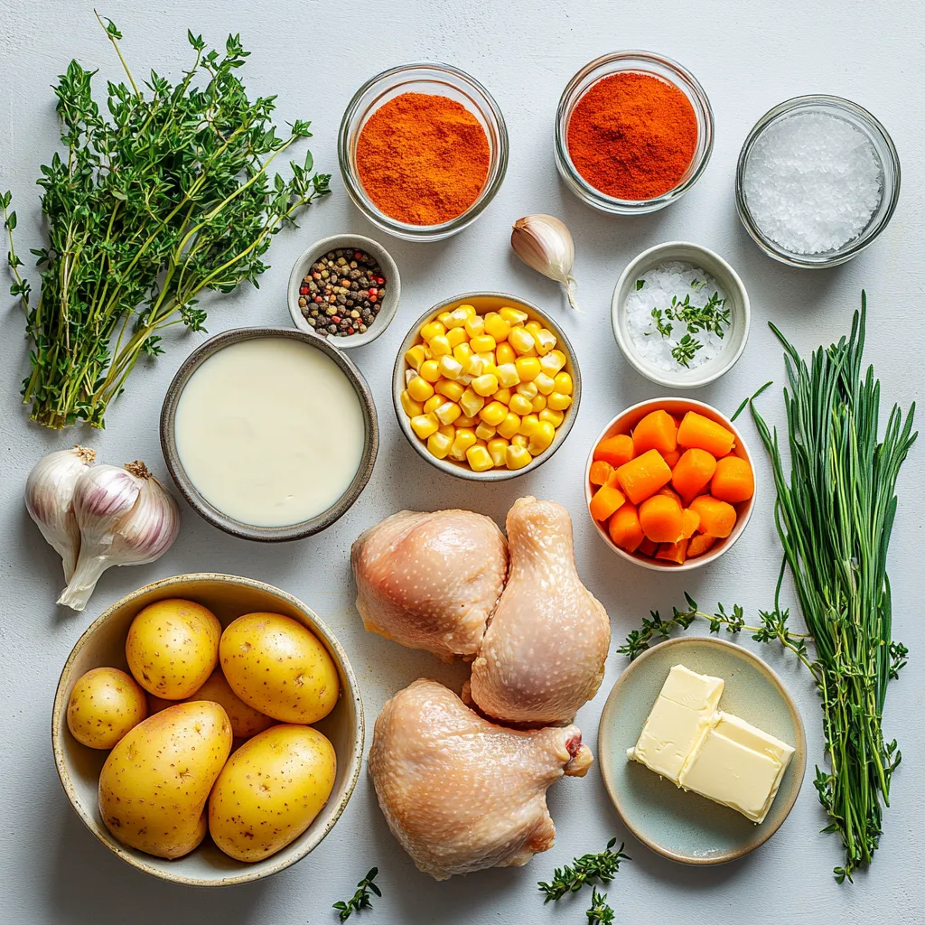 Chowders are a quintessential comfort food, embodying warmth and heartiness in each spoonful. This Creamy Chicken Corn Chowder Delight stands out with its delightful combination of tender chicken, sweet corn, and aromatic vegetables, making it a perfect choice for cozy family dinners or chilly evenings. The creamy texture and the rich medley of flavors are sure to provide comfort and satisfaction to all.