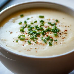 The soothing embrace of a hot bowl of creamy homemade potato soup is truly a comforting culinary experience. This recipe transforms simple ingredients into a luscious soup that captures warmth and flavor in every spoonful. Ideal for chilly evenings or whenever you seek a hearty dish, this creamy potato soup is not just a meal but a hug in a bowl. Its rich and creamy texture, combined with the subtle earthiness of the potatoes and the aromatic flavors of herbs and spices, make it a favorite among comfort foods.