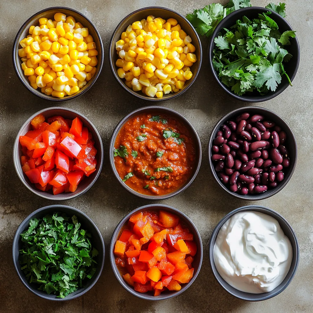 The comforting warmth of a hearty chili is a beloved staple during the cooler months, and this Pumpkin Chili Delight brings a unique twist to the classic dish. Incorporating the rich flavors of pumpkin and an array of beans, this recipe is not only delicious but also nutritious. With its vibrant color and complex flavors, this chili is perfect for gatherings or a cozy night in, making it ideal for family dinners or casual get-togethers. This vegetarian option promises to satisfy even the heartiest of appetites.