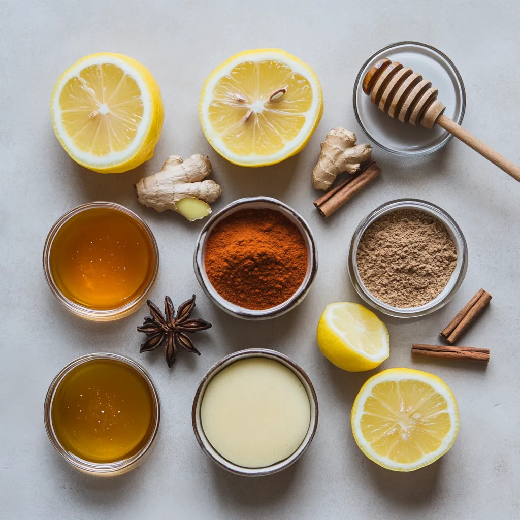 The Spicy Lemon Comfort Steamer is a delightful concoction that not only warms the soul but also packs a punch of health benefits courtesy of its natural ingredients. Lemons are renowned for their high vitamin C content, which aids in boosting the immune system, while ground ginger is well-regarded for its anti-inflammatory properties and ability to soothe nausea. Cinnamon is another standout ingredient, known for its antioxidant effects and potential role in regulating blood sugar levels. This drink beautifully combines the tartness of lemon with the warmth of spices, making it a perfect companion during colder months or whenever you seek comfort.