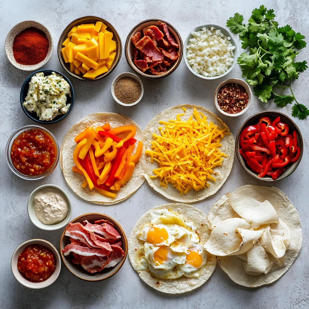 The allure of breakfast tacos has captivated food lovers everywhere, and this delightfully savory baked breakfast taco recipe combines the rich flavors of crispy bacon, fluffy eggs, and melted cheese. Perfect for family breakfasts or brunch gatherings, these breakfast tacos are easy to make, flavorful, and visually appealing. With a combination of textures—from the crispy tortillas to the creamy cheese—each bite offers a satisfying experience that is both filling and comforting.